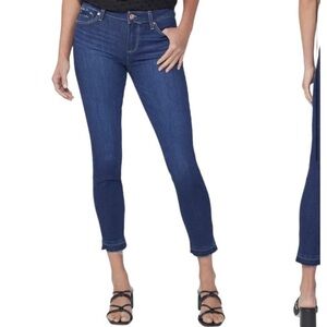 Paige Jeans Verdugo Mid Rise Release Hem Crop Ultra Skinny size 24 00